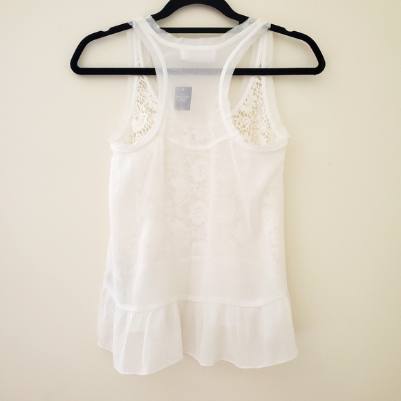 🆕️ A&F White Crotchet Tank Top - Picture 5 of 10
